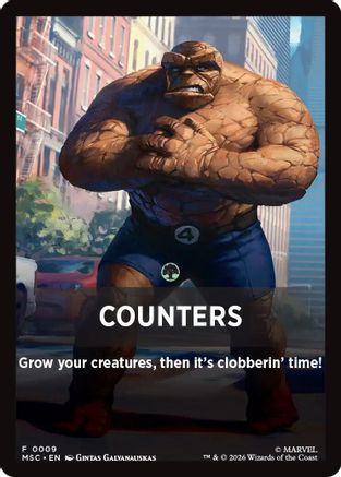 Counters Theme Card  [Commander: Marvel Super Heroes]