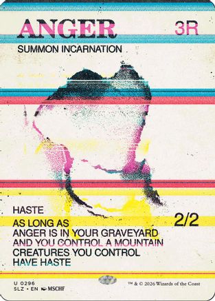 Anger (0296)  [Secret Lair x MSCHF: The Zeta Set]