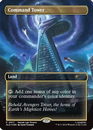 Command Tower (0917)  [Secret Lair Drop Series] Foil