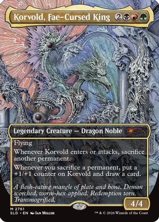 Korvold, Fae-Cursed King (2761)  [Secret Lair Drop Series]