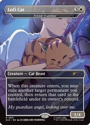 Lofi Cat - Felidar Guardian  [Secret Lair Drop Series]