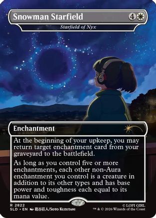 Snowman Starfield - Starfield of Nyx  [Secret Lair Drop Series] Foil