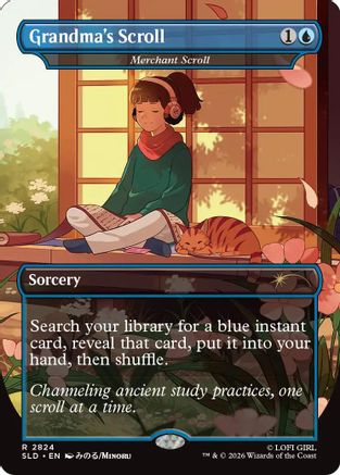 Grandma's Scroll - Merchant Scroll  [Secret Lair Drop Series]