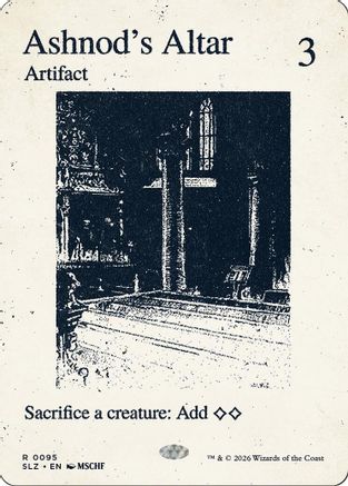 Ashnod's Altar (0095)  [Secret Lair x MSCHF: The Zeta Set]