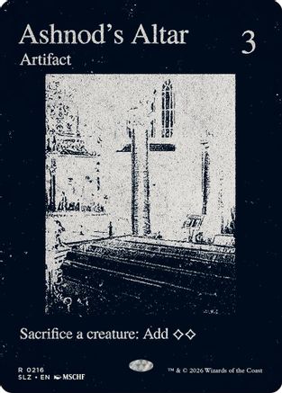 Ashnod's Altar (0216)  [Secret Lair x MSCHF: The Zeta Set]