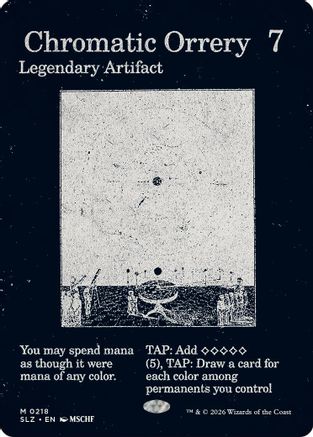 Chromatic Orrery (0218)  [Secret Lair x MSCHF: The Zeta Set]