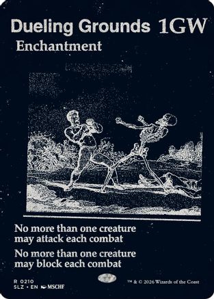 Dueling Grounds (0210)  [Secret Lair x MSCHF: The Zeta Set]