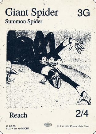 Giant Spider (0075)  [Secret Lair x MSCHF: The Zeta Set]