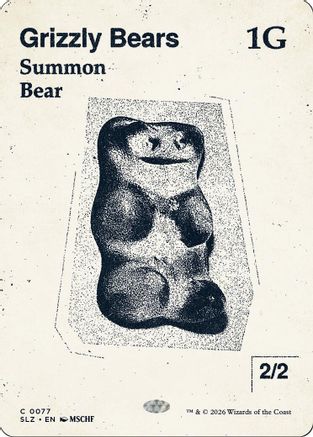 Grizzly Bears (0077)  [Secret Lair x MSCHF: The Zeta Set]