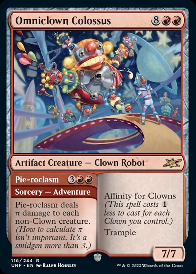 Omniclown Colossus // Pie-roclasm [Unfinity] Foil