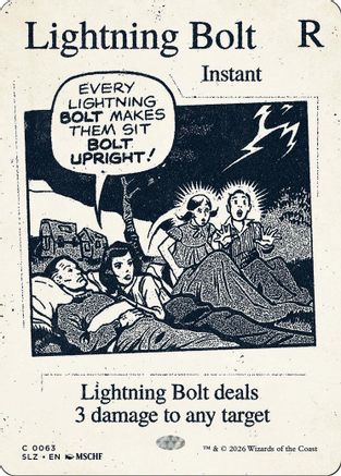 Lightning Bolt (0063)  [Secret Lair x MSCHF: The Zeta Set]