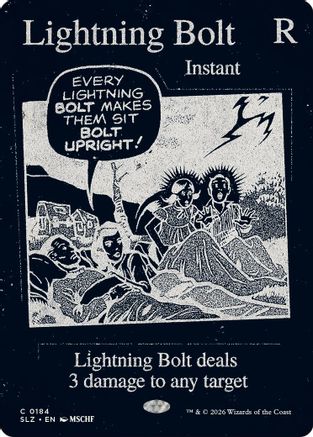 Lightning Bolt (0184)  [Secret Lair x MSCHF: The Zeta Set]