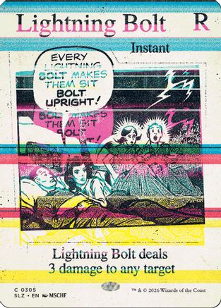 Lightning Bolt (0305)  [Secret Lair x MSCHF: The Zeta Set]