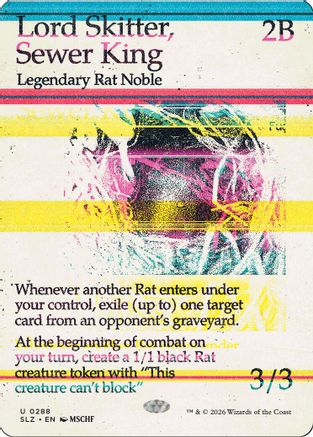 Lord Skitter, Sewer King (0288)  [Secret Lair x MSCHF: The Zeta Set]