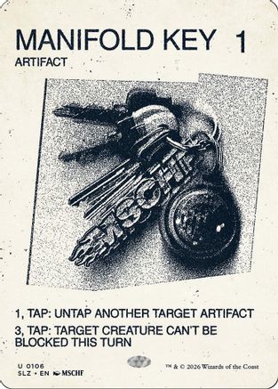 Manifold Key (0106)  [Secret Lair x MSCHF: The Zeta Set]