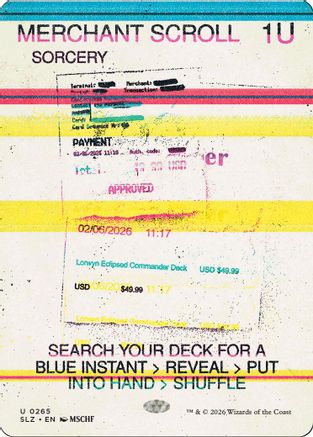 Merchant Scroll (0265)  [Secret Lair x MSCHF: The Zeta Set]