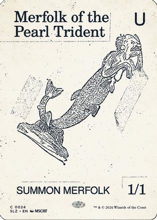 Merfolk of the Pearl Trident (0024)  [Secret Lair x MSCHF: The Zeta Set]