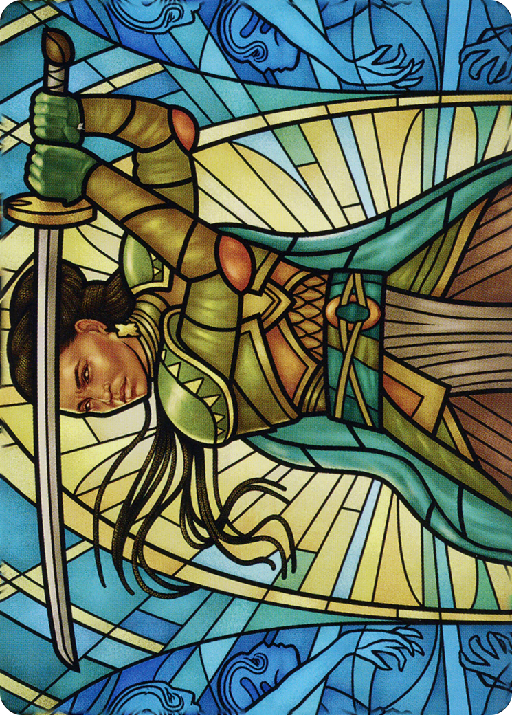 Shanna, Purifying Blade // Shanna, Purifying Blade  [Dominaria United Art Series] (Borderless) Foil