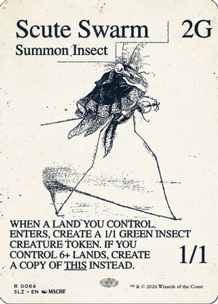 Scute Swarm (0084)  [Secret Lair x MSCHF: The Zeta Set]