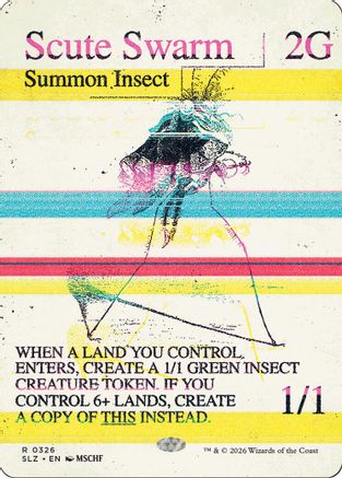 Scute Swarm (0326)  [Secret Lair x MSCHF: The Zeta Set]