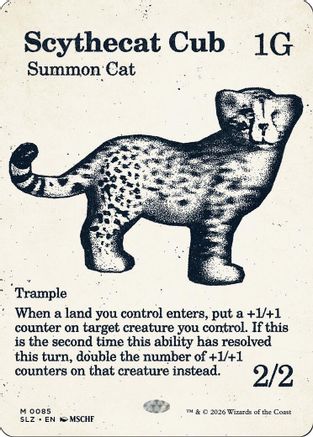 Scythecat Cub (0085)  [Secret Lair x MSCHF: The Zeta Set]