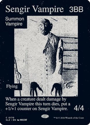 Sengir Vampire (0170)  [Secret Lair x MSCHF: The Zeta Set]