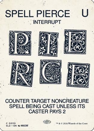 Spell Pierce (0030)  [Secret Lair x MSCHF: The Zeta Set]