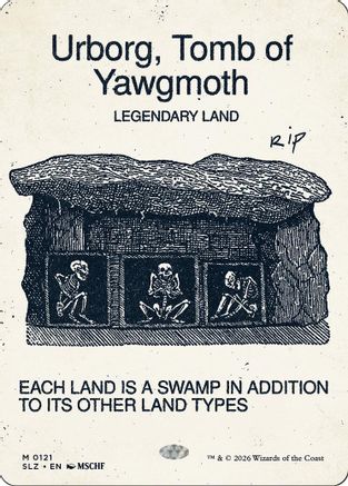 Urborg, Tomb of Yawgmoth (0121)  [Secret Lair x MSCHF: The Zeta Set]