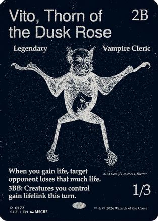 Vito, Thorn of the Dusk Rose (0173)  [Secret Lair x MSCHF: The Zeta Set]