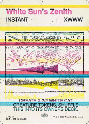White Sun's Zenith (0254)  [Secret Lair x MSCHF: The Zeta Set]