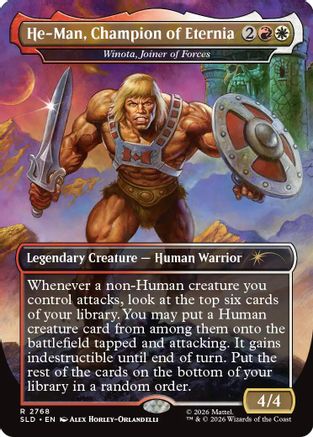 He-Man, Champion of Eternia - Winota, Joiner of Forces  [Secret Lair Drop Series] Foil