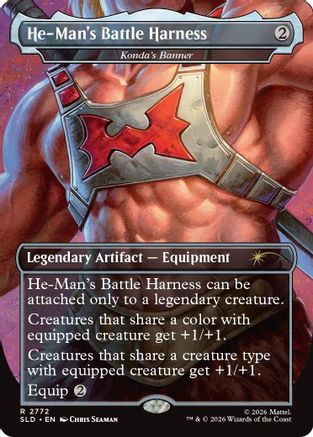 He-Man's Battle Harness - Konda's Banner  [Secret Lair Drop Series] Foil