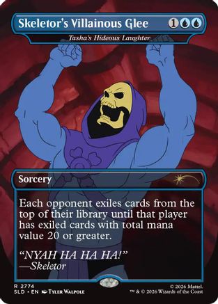 Skeletor's Villainous Glee - Tasha's Hideous Laughter  [Secret Lair Drop Series] Foil