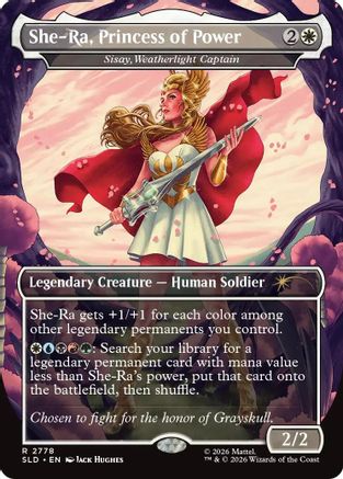 She-Ra, Princess of Power - Sisay, Weatherlight Captain  [Secret Lair Drop Series]