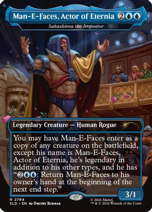 Man-E-Faces, Actor of Eternia - Sakashima the Impostor  [Secret Lair Drop Series] Foil