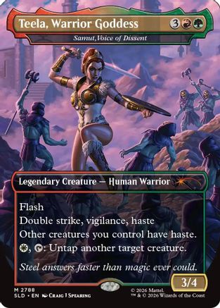 Teela, Warrior Goddess - Samut, Voice of Dissent  [Secret Lair Drop Series]
