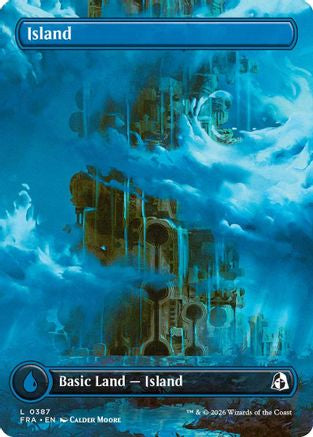 Island (Borderless) (0387)  [Reality Fracture] Foil