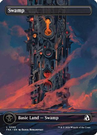 Swamp (Borderless) (0390)  [Reality Fracture] Foil