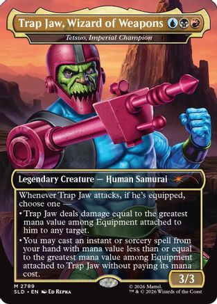 Trap Jaw, Wizard of Weapons - Tetsuo, Imperial Champion  [Secret Lair Drop Series]