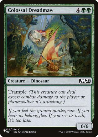 Colossal Dreadmaw (M21)  [The List Reprints]