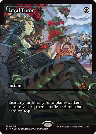 Loyal Tutor (Showcase)  [Reality Fracture] Foil