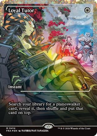 Loyal Tutor (Showcase) (Fracture Foil)  [Reality Fracture] Foil