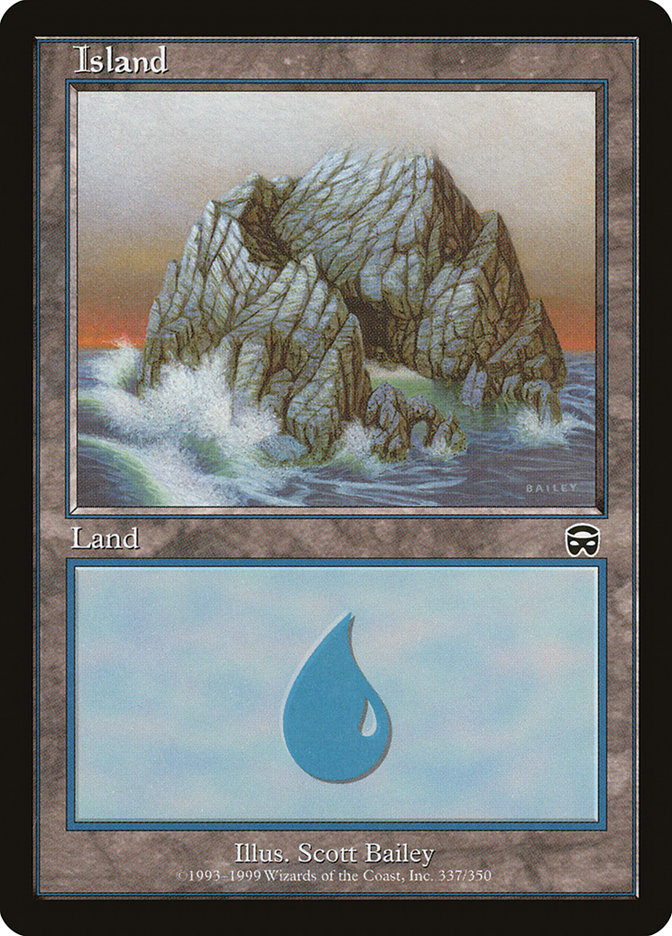 Island (337) [Mercadian Masques] Foil