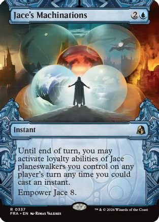 Jace's Machinations (Showcase)  [Reality Fracture] Foil