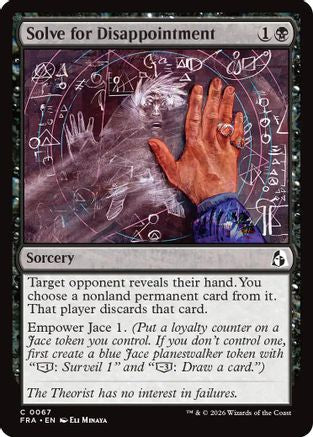 Solve for Disappointment  [Reality Fracture]