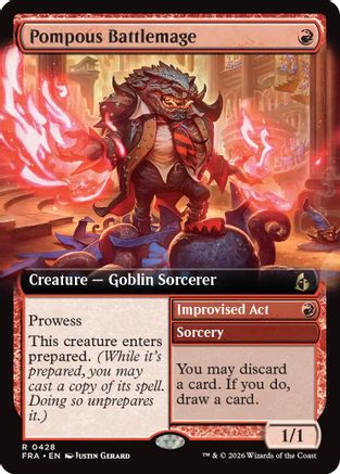 Pompous Battlemage (Extended Art)  [Reality Fracture]