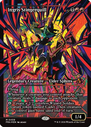 Ingris Stingerquill (Showcase) (0409)  [Reality Fracture] Foil
