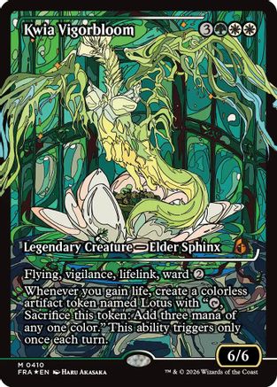 Kwia Vigorbloom (Showcase) (0410)  [Reality Fracture] Foil