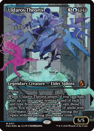 Uldaros Theorix (Showcase) (0411)  [Reality Fracture] Foil
