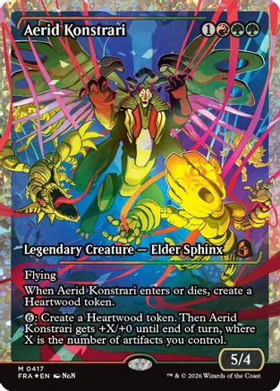 Aerid Konstrari (Showcase) (Fracture Foil) (0417)  [Reality Fracture] Foil